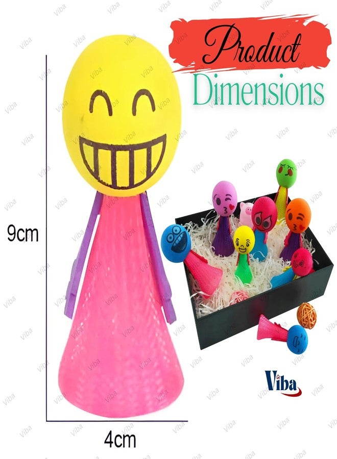 VIBA® Jumping Elf Toy for Kids (Pack of 12) - Jump Toy Jumper Action Figure Birthday Return Gift, Multicolor Party Favor, Classroom Rewards & Goodie Bag Fillers (9cm x 4cm) - Image 2